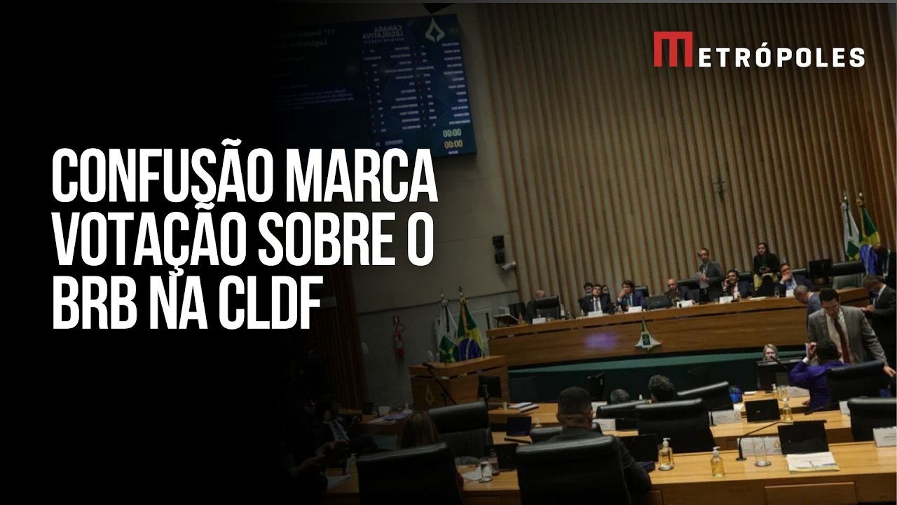 Confusão marca votação sobre socorro ao BRB na CLDF; manifestantes são retirados e autuados