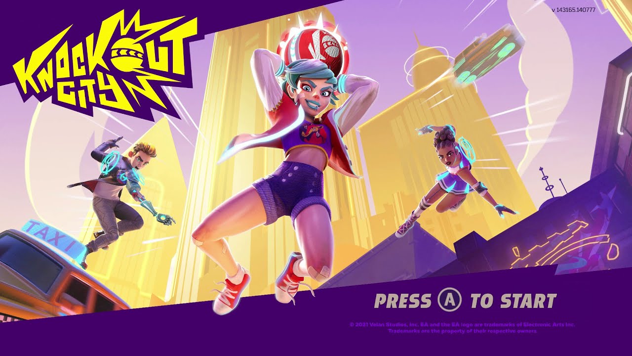 Knockout City gameplay on Nintendo Switch.