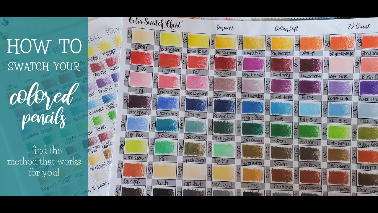 How to Swatch Colored Pencils | Adult Coloring 101