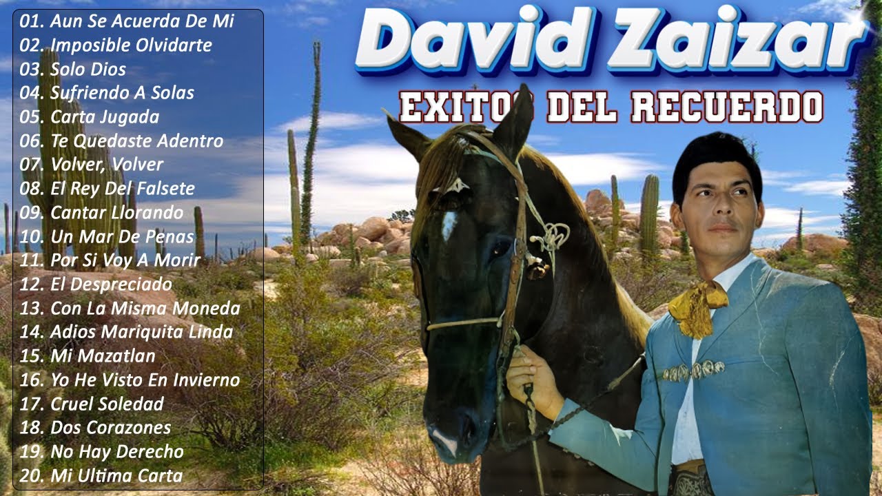 Mix Mariachi Clásico 💿 David Záizar | Lo Mejor de la Música Mexicana 🇲🇽