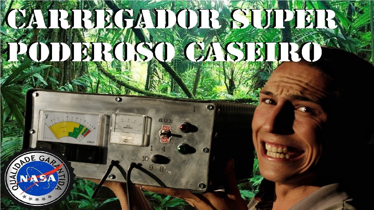 CARREGADOR DE BATERIAS SUPER PODEROSO CASEIRO ULTIMATO - VÍDEO 3