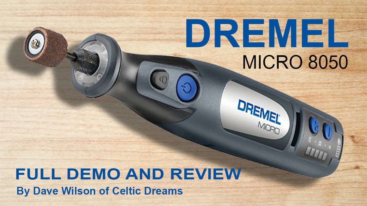 Dremel Micro Cordless 8050 ПОЛНАЯ демонстрация, обзор и инструкции в HD-качестве