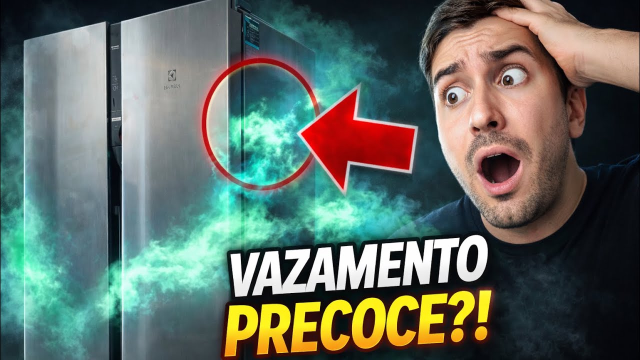 Is4s Electrolux com vazamento de gás / compressor travou 👀👀