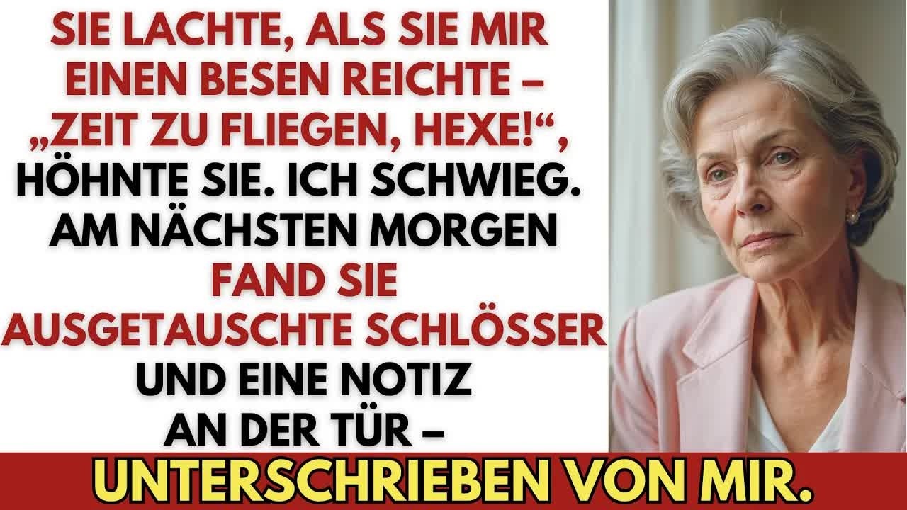 Meine Schwiegertochter schenkte mir einen Besen – ich gab ihr die Haustür zurück