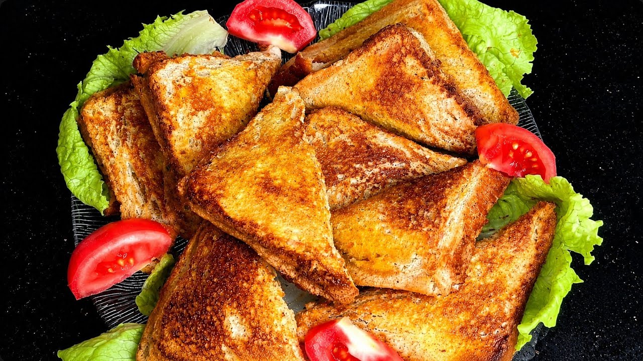 الخبز التوست معمر بحشوة ياسلاااام ولا اروع#مملحات#رمضانية#