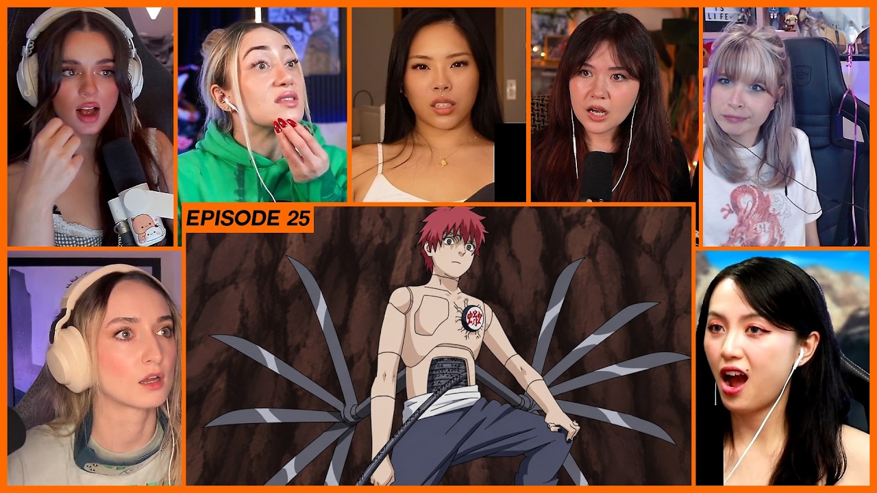 [GIRLS REACT] Sasori is a Human Puppet | Shippuden Ep 25 Girl Reaction Mashup