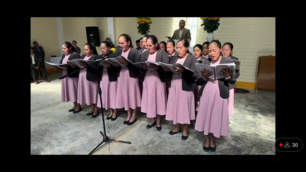 HIMNO TITULADO ESTE MUNDO ACABARÁ CORO DE HERMANAS SEÑORAS IPC CAJAMARCA 10 ANIVERSARIO EL EMPALME 🎺