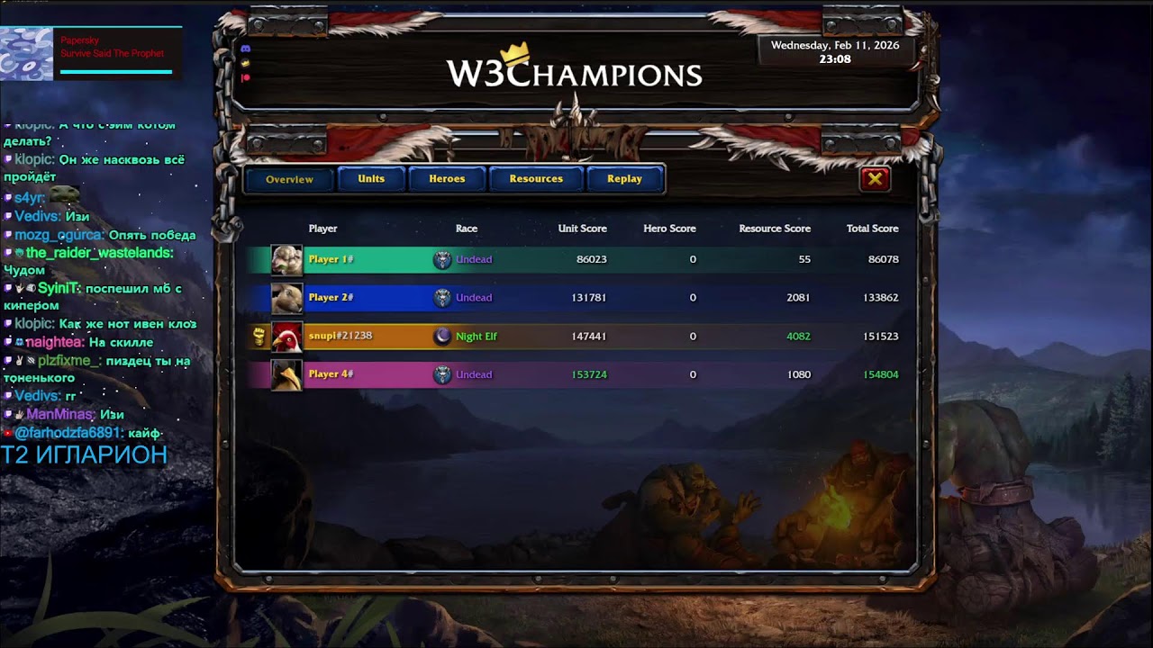 SURVIVAL CHAOS WARCRAFT 3 СТВЕЛ ПОЧИНИЛ НАВЕРНО