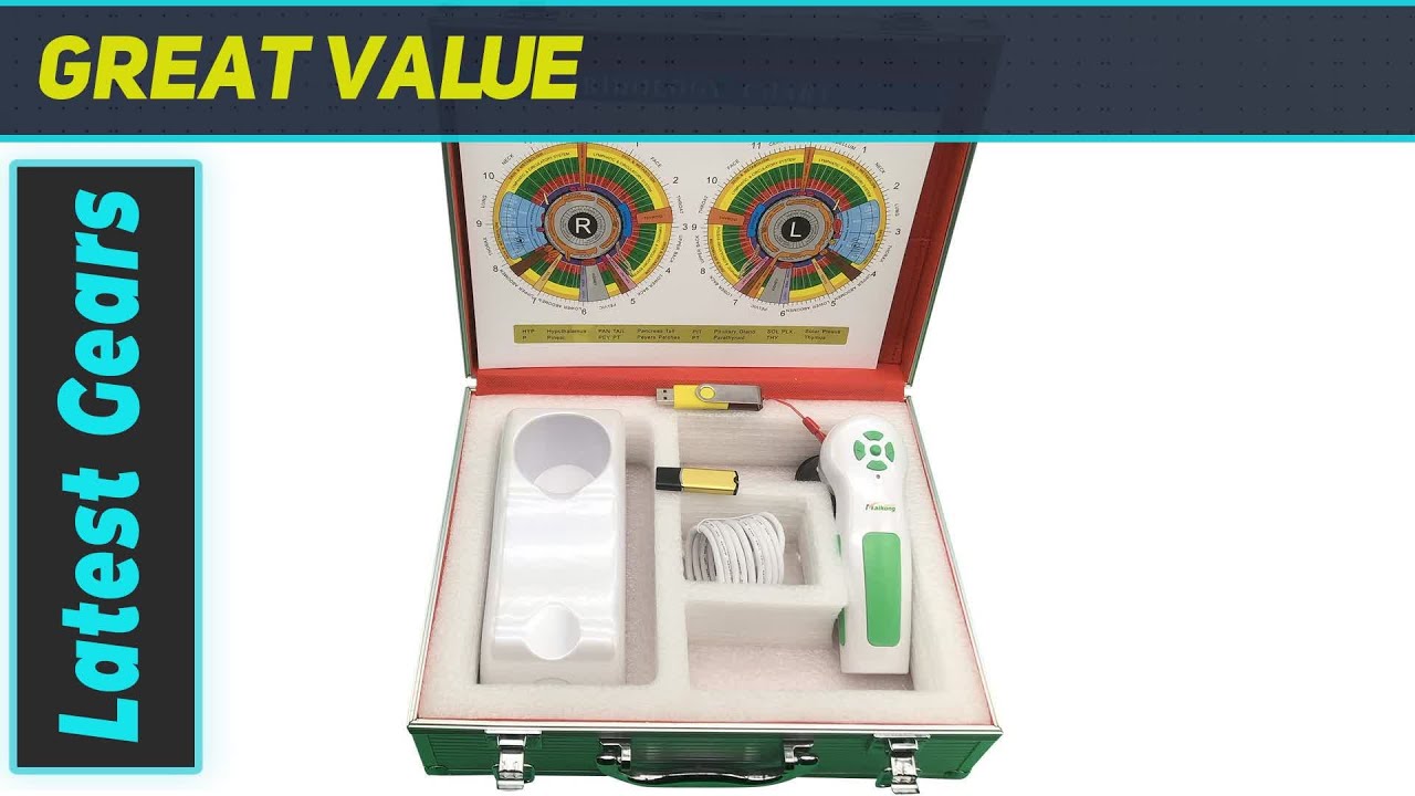 Iridology Camera 12 MP High Resolution USB Iriscope - Best Tool for Eye Health Analysis!