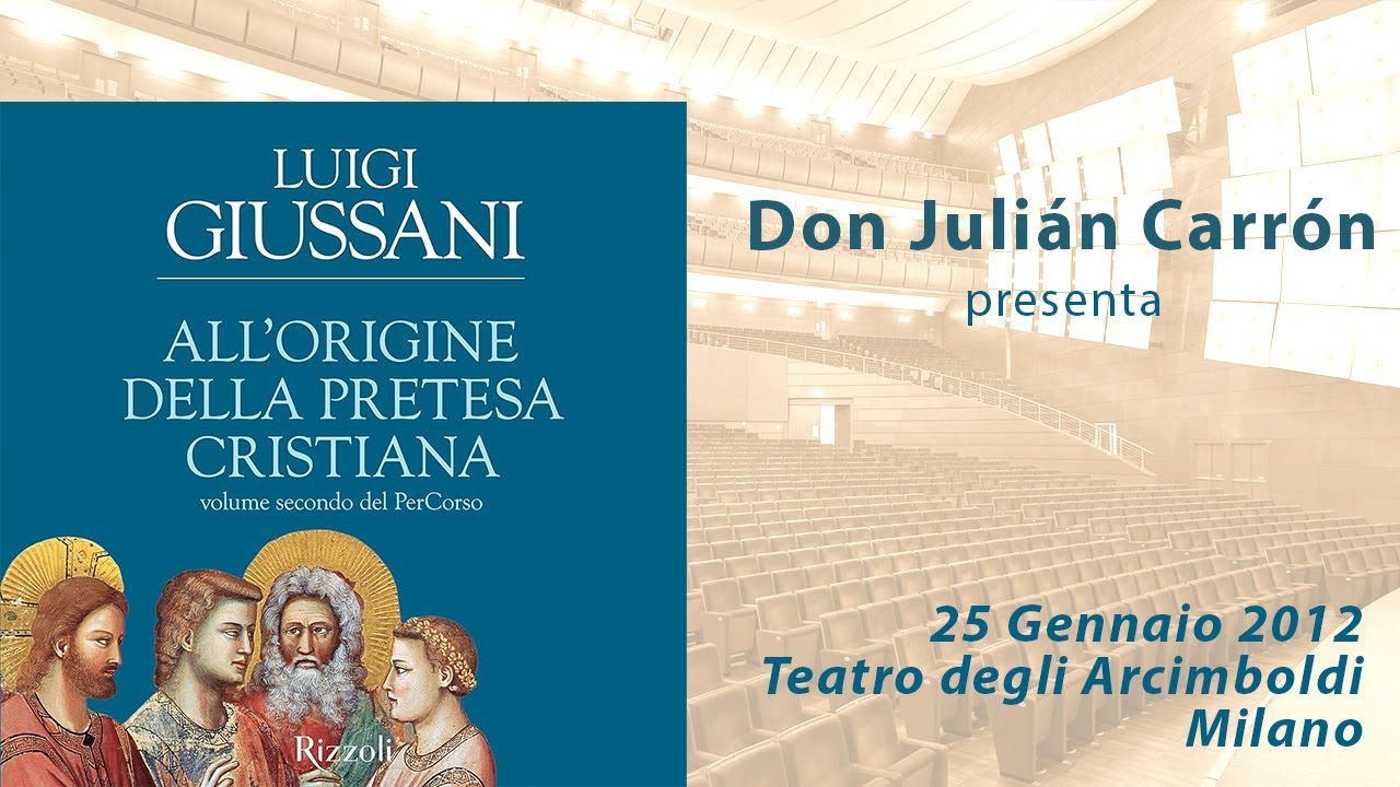 2012 : Julián Carrón presenta il libro 