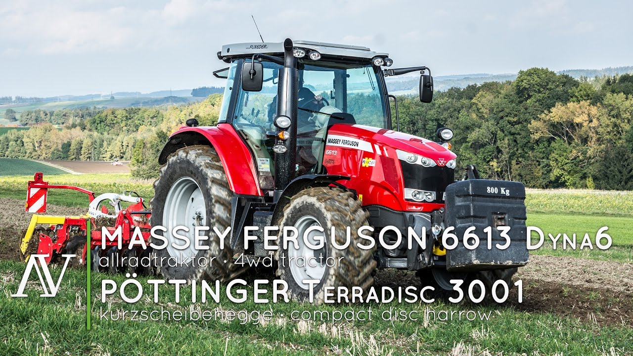 Massey Ferguson 6613 Dyna6 + Pöttinger Terradisc 3001 - Stoppelsturz · stubble cultivation