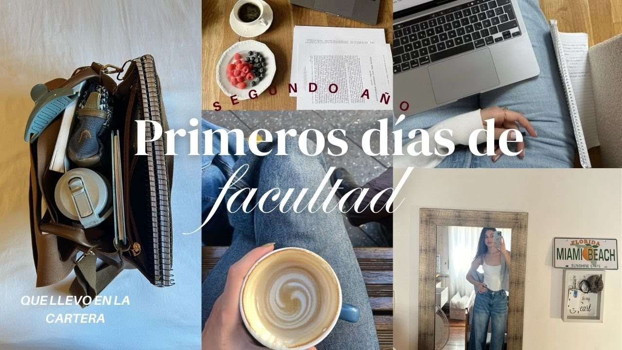 university diaries 001: primer día de facultad, grwm, organización