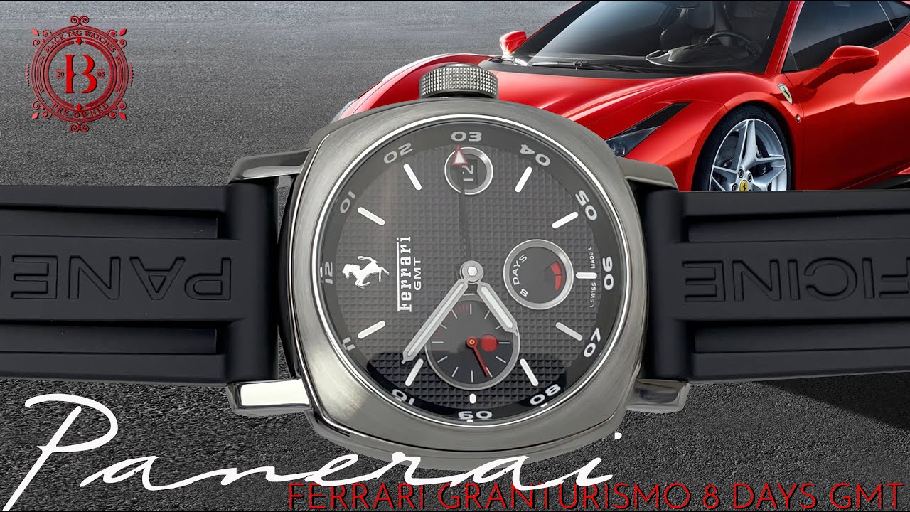 Panerai Ferrrari Granturismo 8 Days GMT FER00012