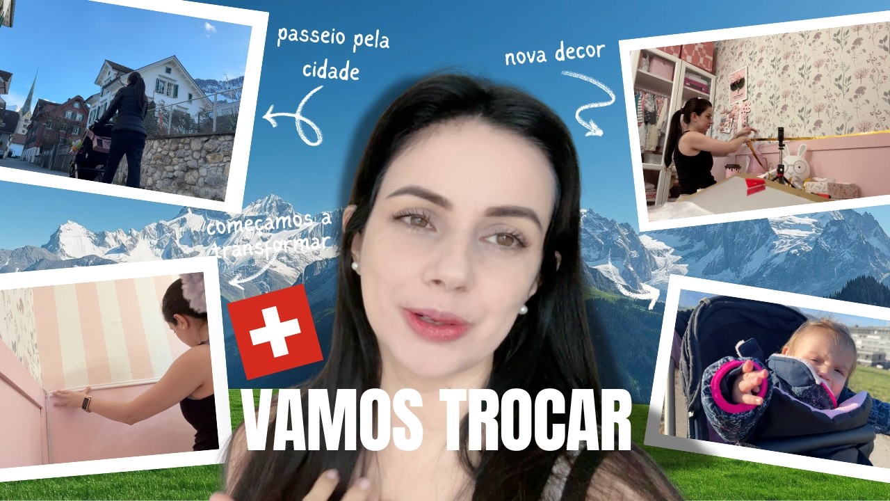 🇨🇭 A NOSSA VIDA NA SUÍÇA COM BEBÊ 👶 Começamos a redecorar o Quartinho!