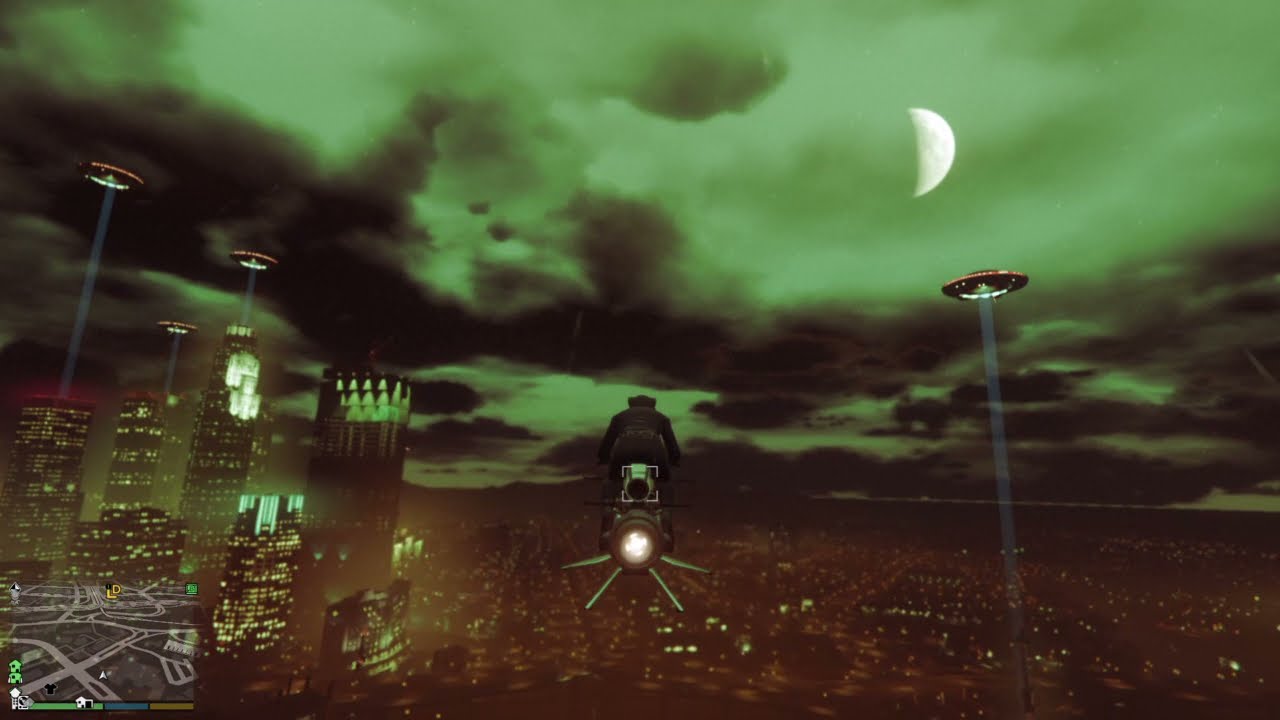 GTA5 Online ALIEN INVASION They’re Everywhere!!!
