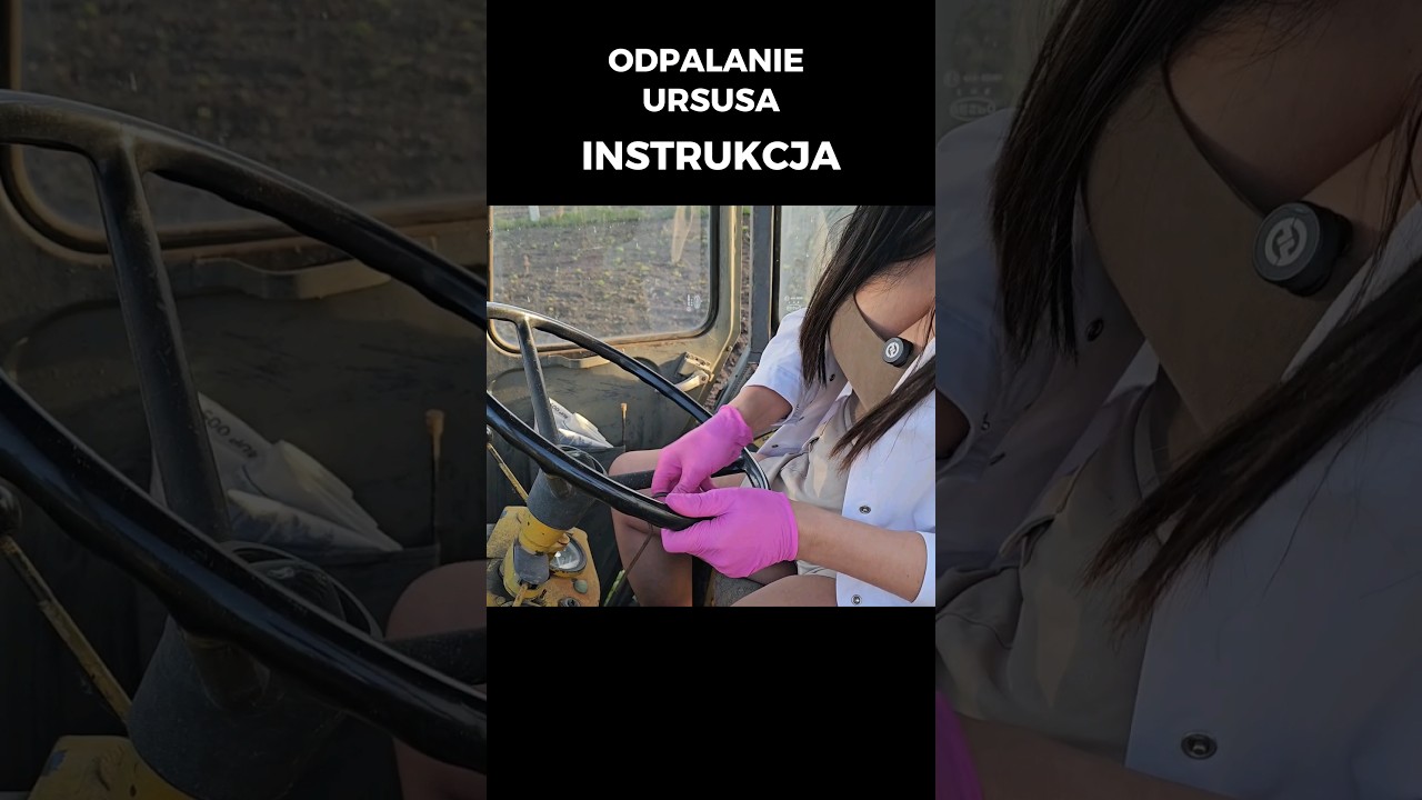 Jak odpalić traktor bez kluczyka? #ursus #traktor #funny #crocs #pink #girl