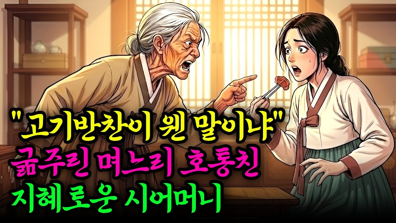 굶어죽어가는 친정에 가는 며느리에게 먹다남은 반찬 싸준 지혜로운 시어머니 | 야담 민담 전설 설화 옛날이야기 수면동화 사연