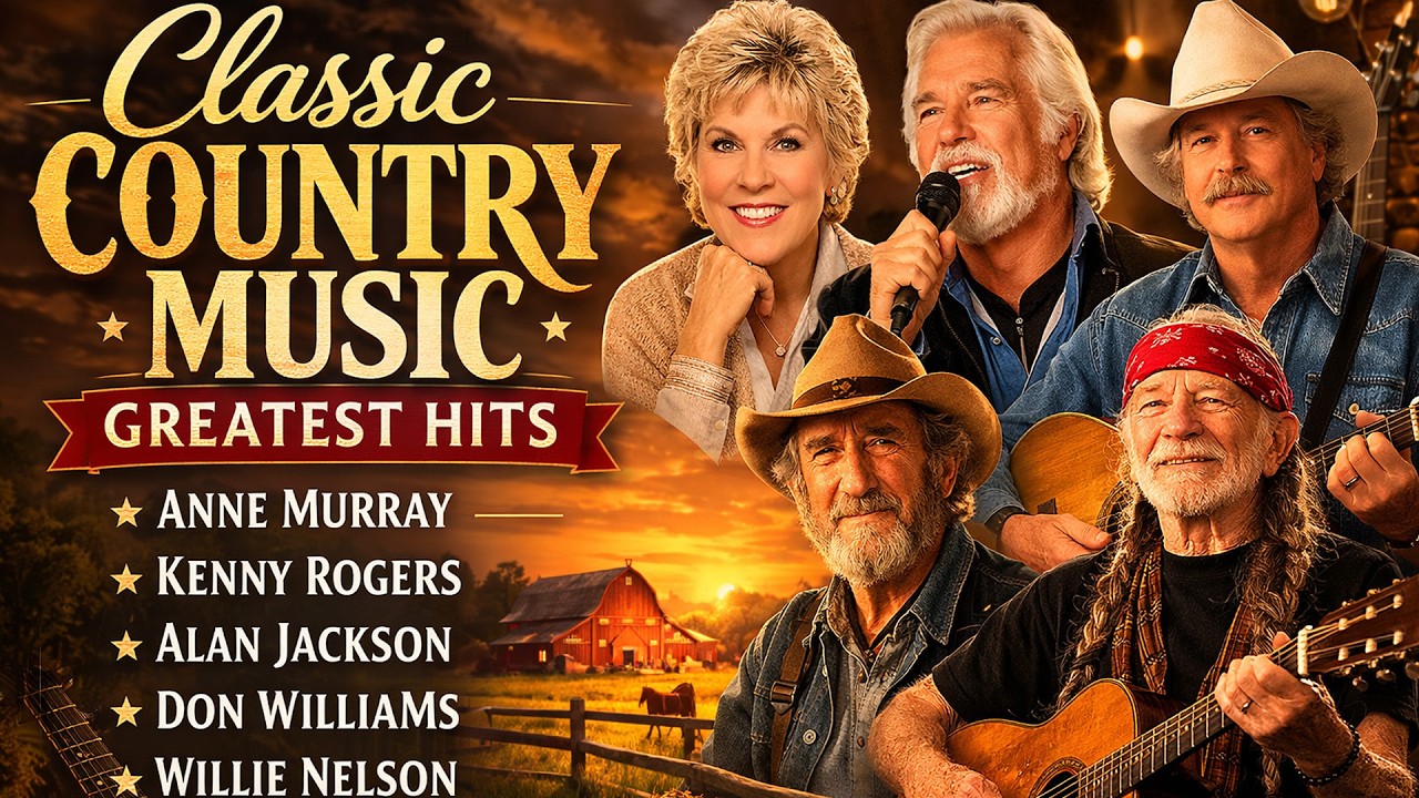 Kenny Rogers, Don Williams, Anne Murray & Alan Jackson 🤠 Classic Country Music Greatest Hits 2026