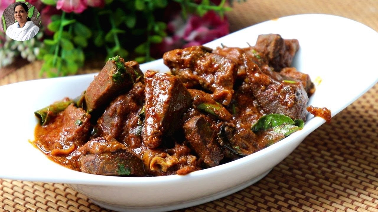 ஆட்டு ஈரல் கிரேவி | mutton Liver Gravy In Tamil | Sherin's Kitchen