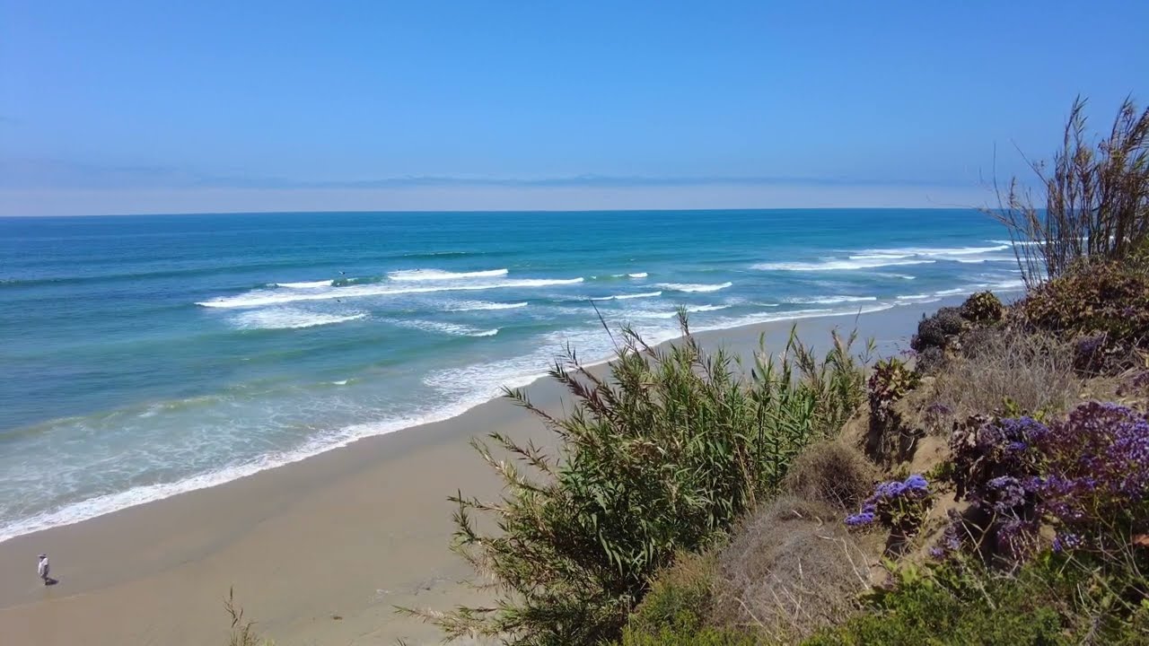 San Diego Beach Sounds ☀️ 🌊 - Relaxing Ocean Sounds for sleeping, relaxing, meditation, studying