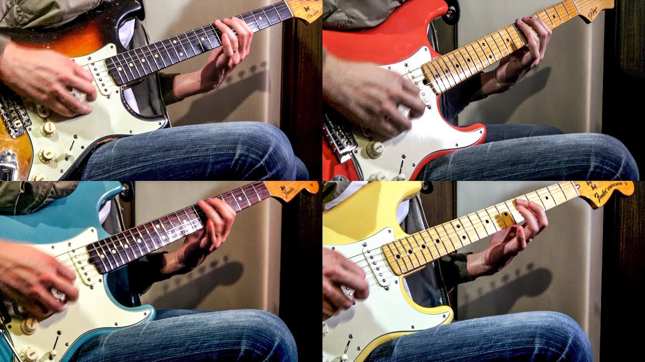色とりどりなストラトを弾き比べてみた・Vintage Fender Stratocaster D'pergo Two-Rock『Soul Catcher』