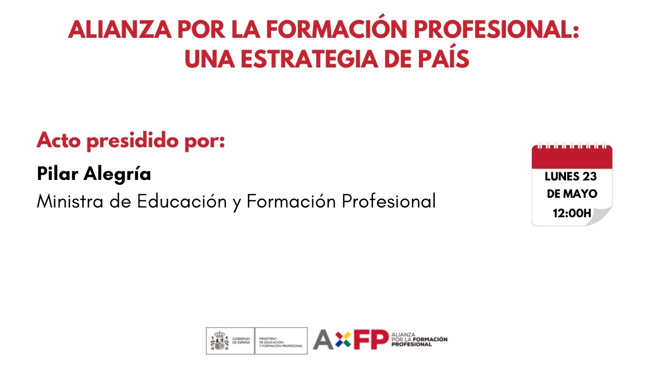 Alianza por la Formaci&oacute;n Profesional: Una estrategia de pa&iacute;s