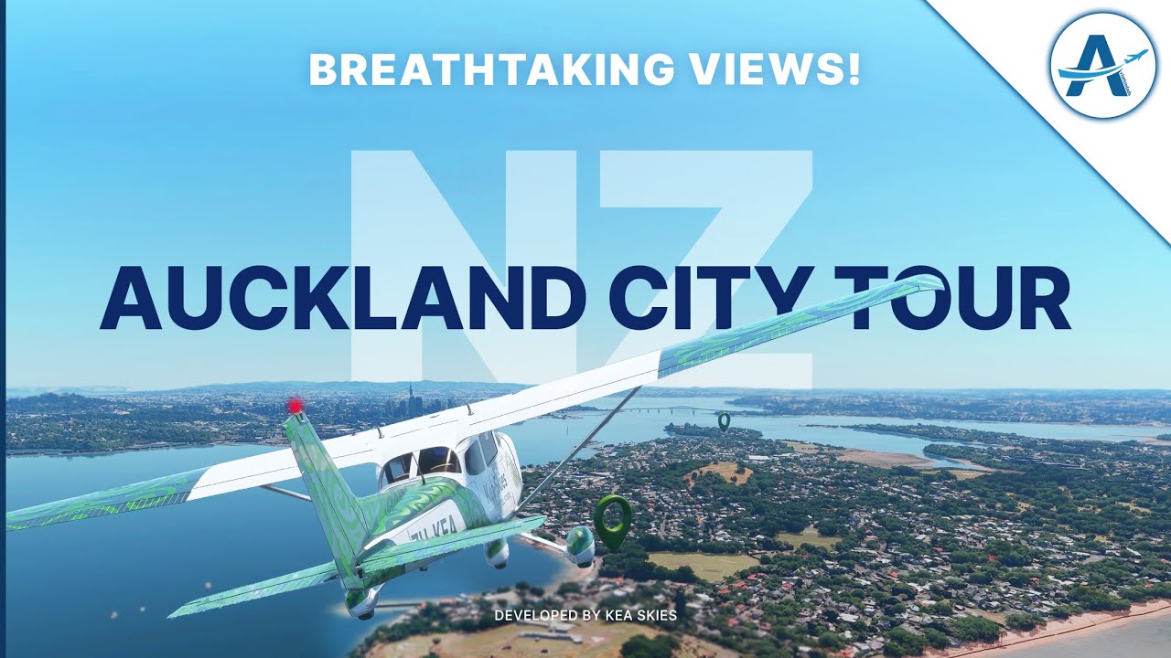 Auckland Narrated City Tour! Microsoft Flight Simulator 2024 | Official Trailer