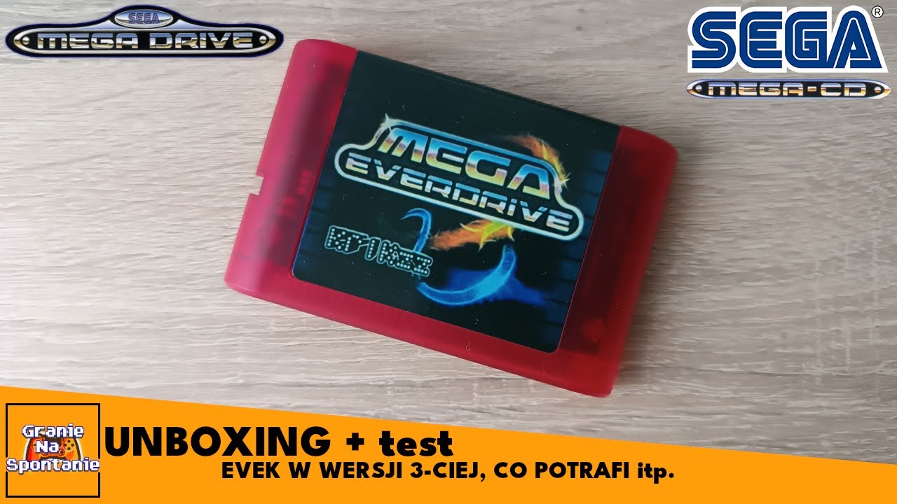Testujemy Everdrive'a X3 do Segi Mega Drive z MCD + zgrzyt techniczny z Megą-CD II