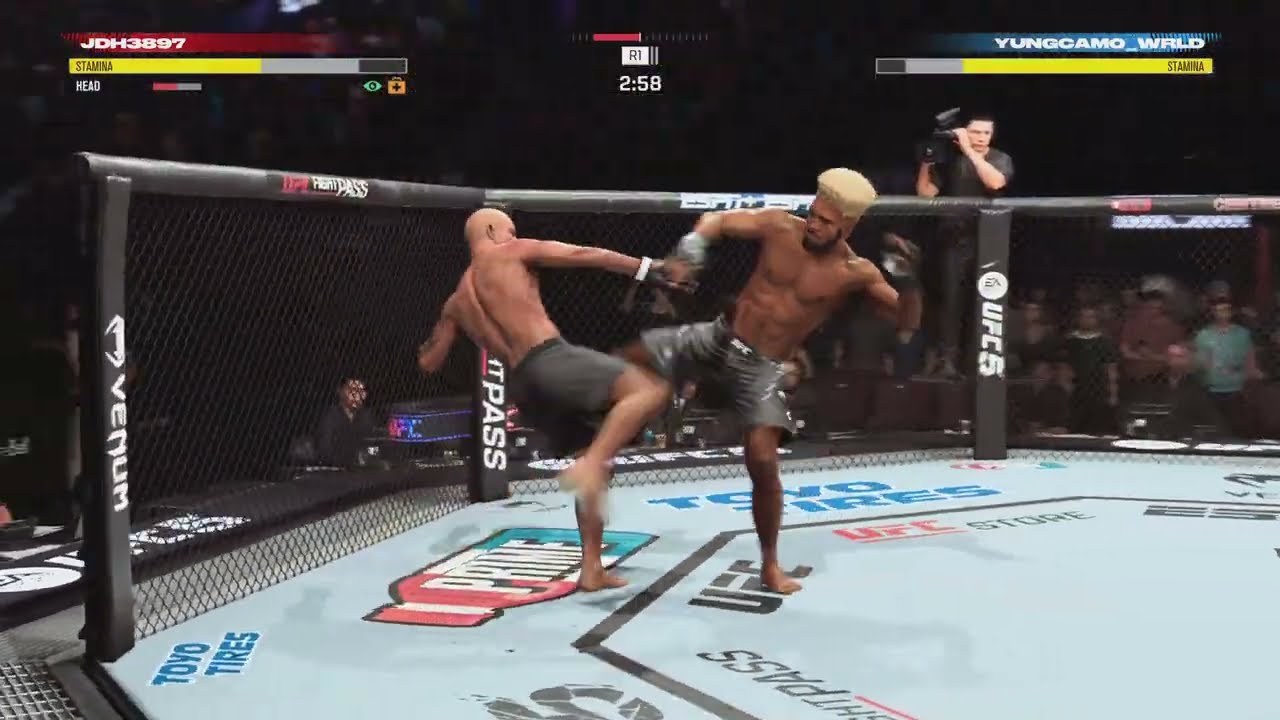 New head kick animations UFC 5