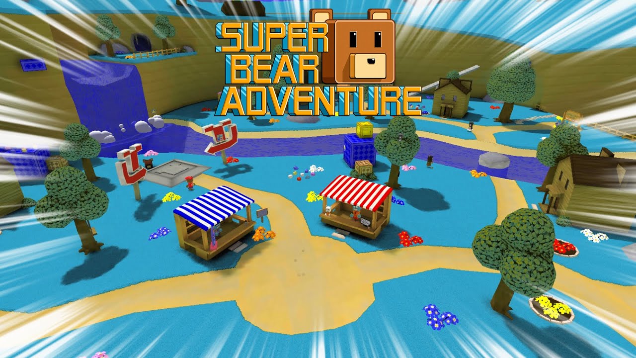 BERUANG SULTAN DESA BIRU DI SUPER BEAR ADVENTURE!!!