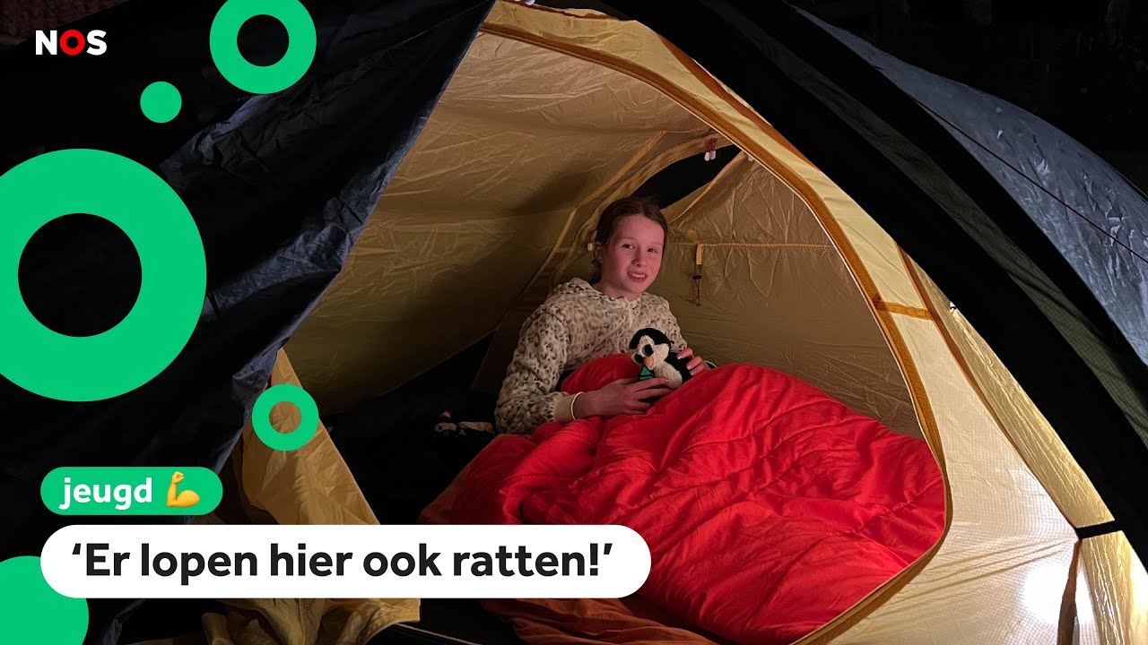 Isolde slaapt al een half jaar elke nacht in een tent