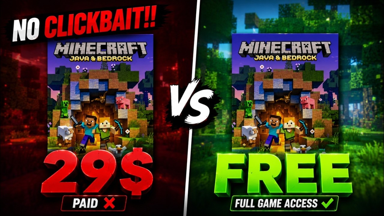 I Found the ONLY Way to Get Minecraft for Free in 2026!