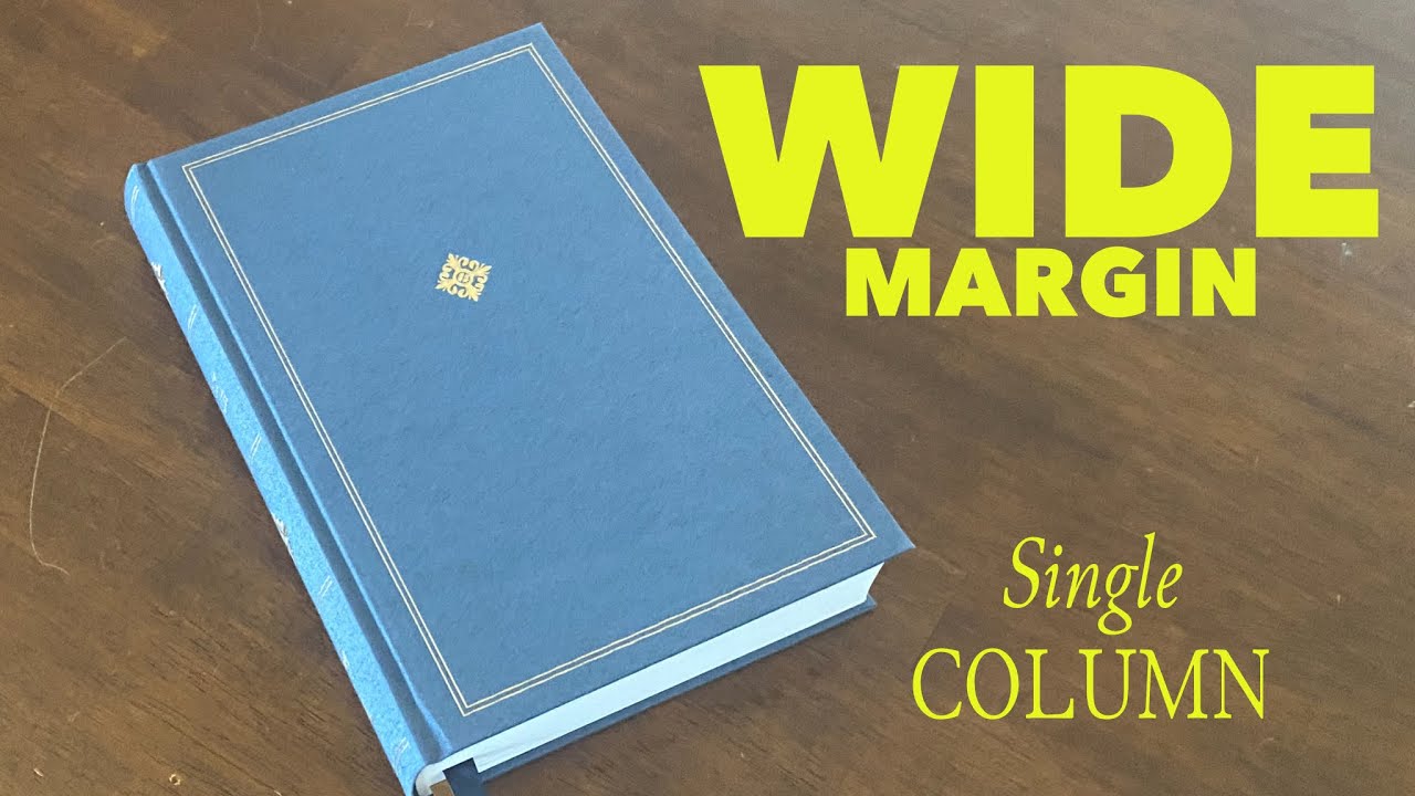 NKJV Single -Column Wide Margin Reference Bible