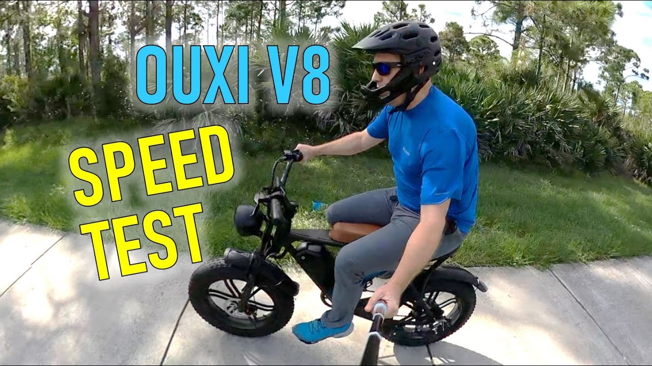 Тест скорости и ускорения электровелосипеда Ouxi или Voltsteed V8