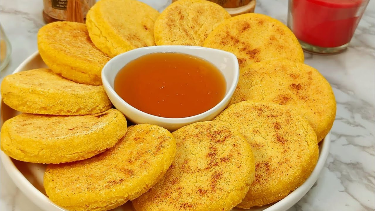 أسهل و أسرع طريقة حريشات الذرة بدون غلوتين بمقادير مضبوطة تنسيك في الحرشة السميدة👌