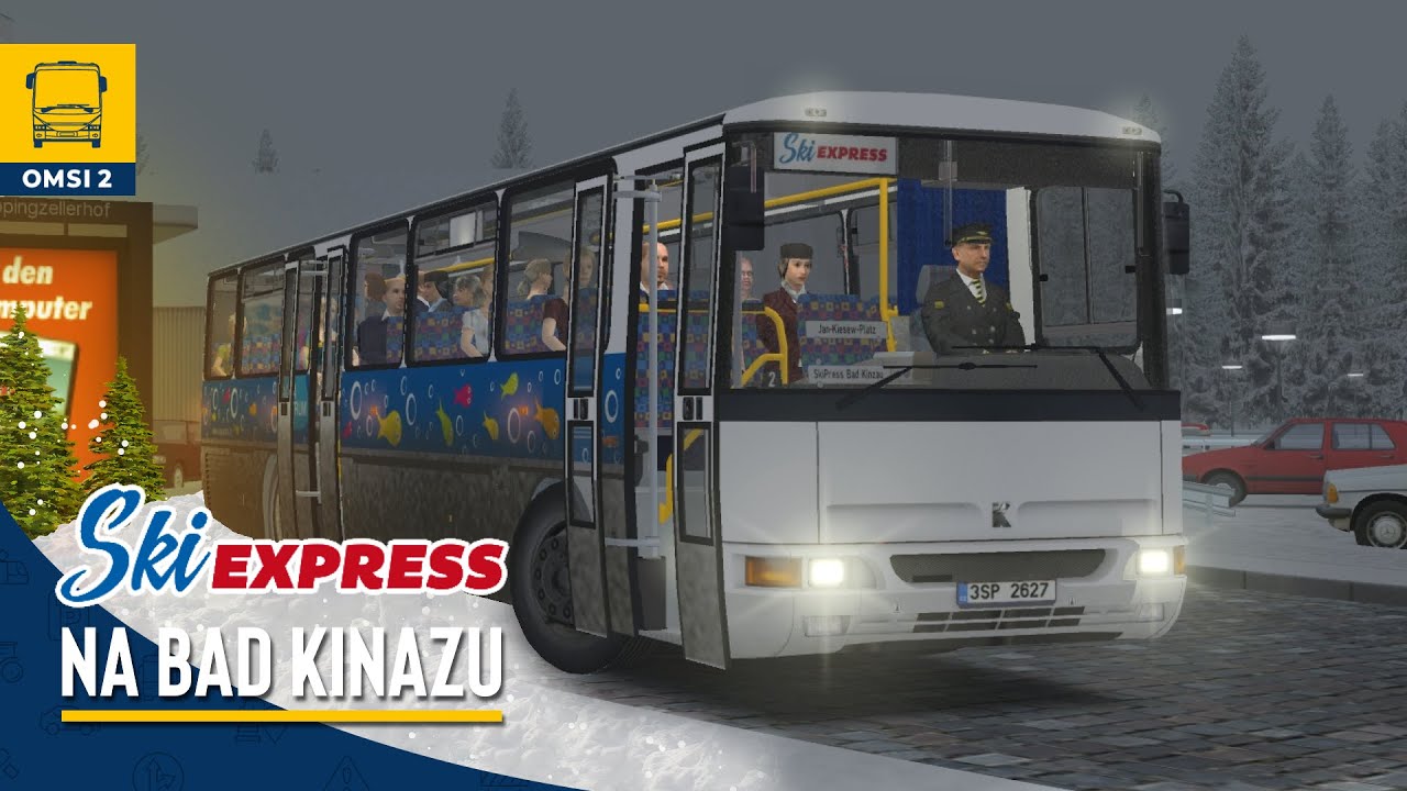 OMSI 2 #108 - V Česku obleva, v Bad Kinzau Karosa plná lyžařů! SKI Express