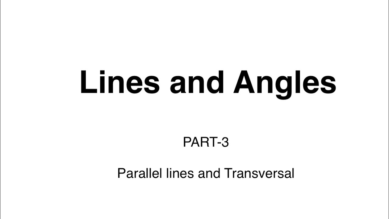 Part 3- Corresponding angles, Alternative angles & Co-interior angles- Explained simply in Tamil