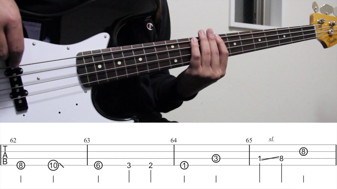 【TAB譜】ヒミツ – ポルカドットスティングレイ｜ベース 弾いてみた