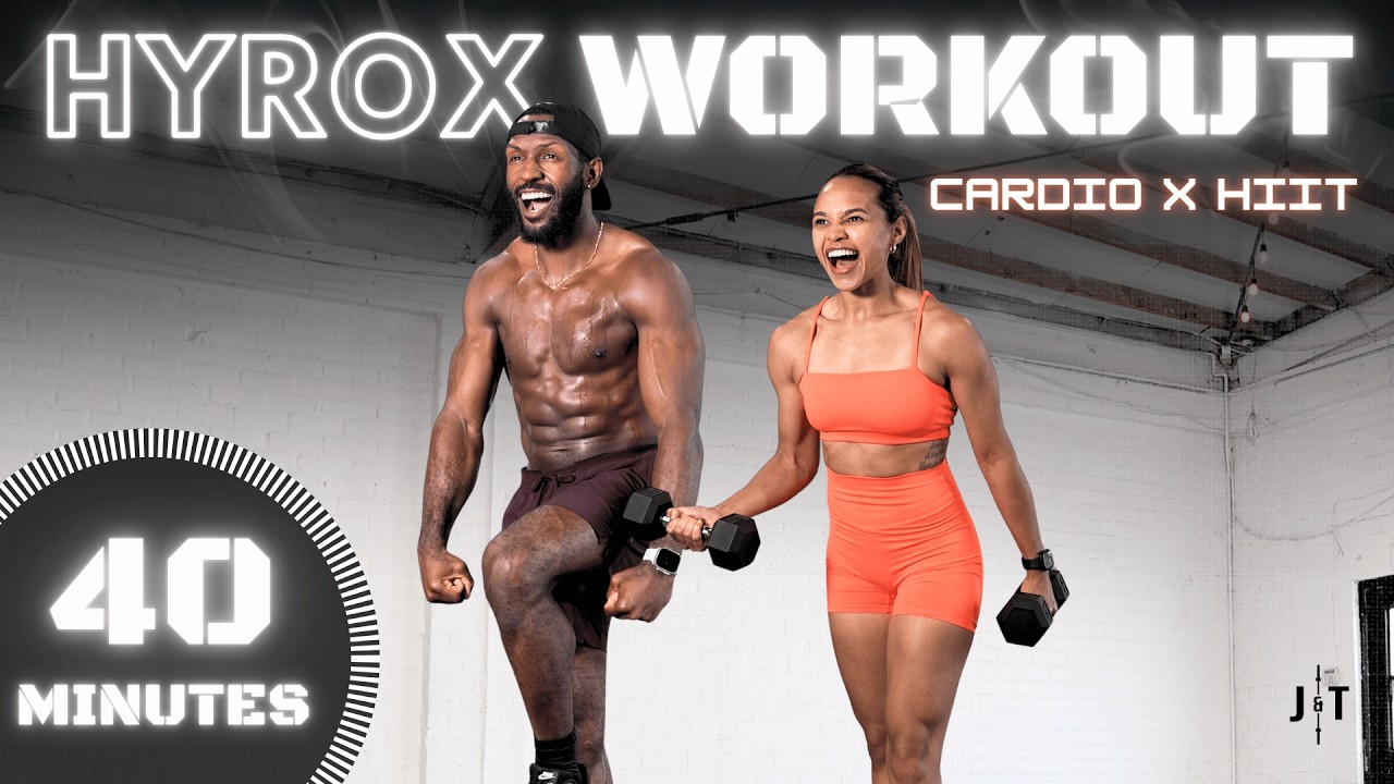 40 Minute Full Body Cardio X Dumbbell HIIT (ADVANCED Hyrox Style)