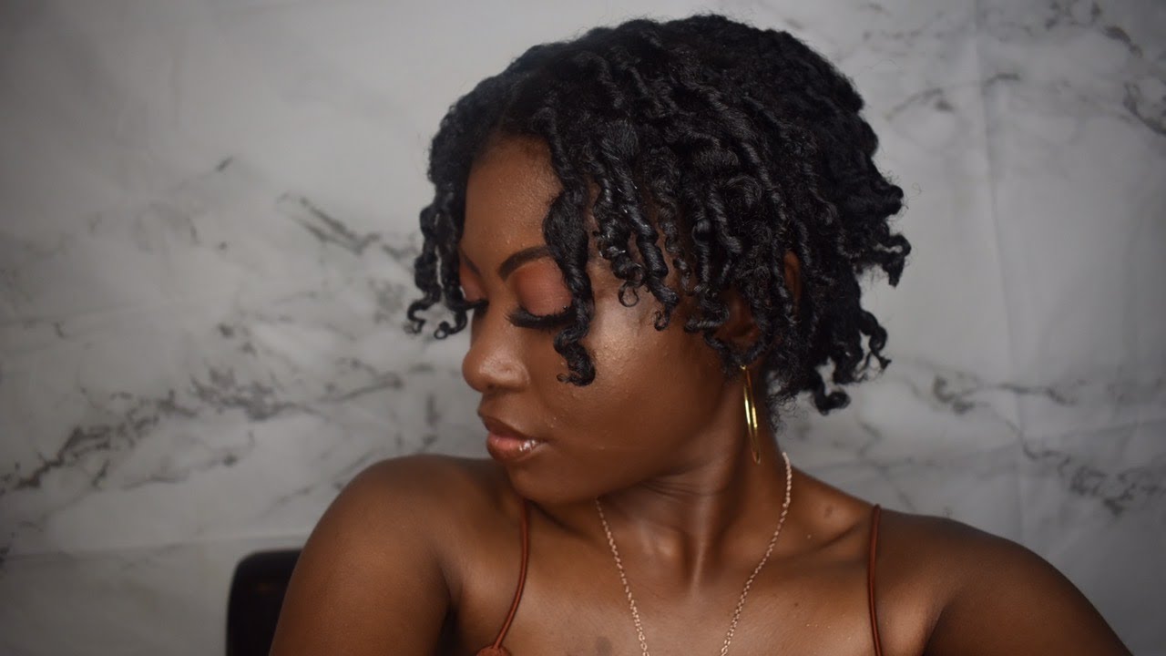 Finger Coils on 4b/4c Medium Length Natural Hair