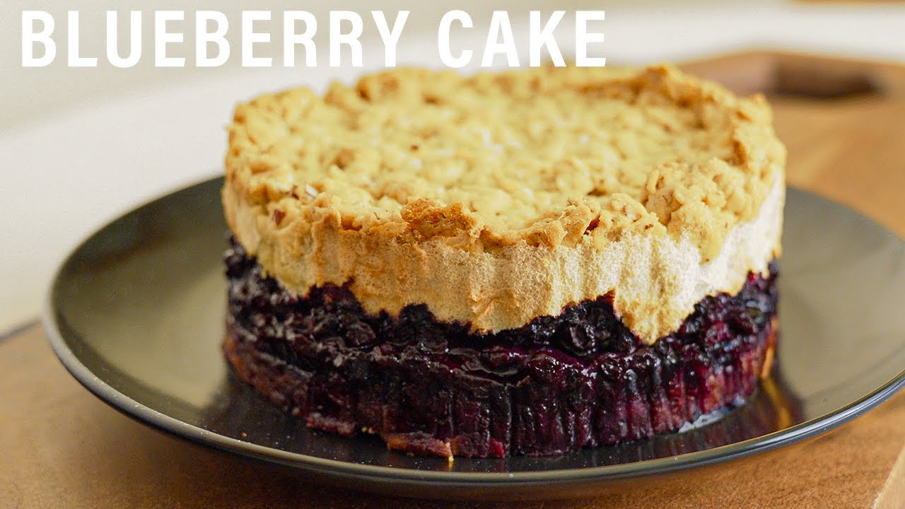 Blueberry Meringue Cake | Classic recipe