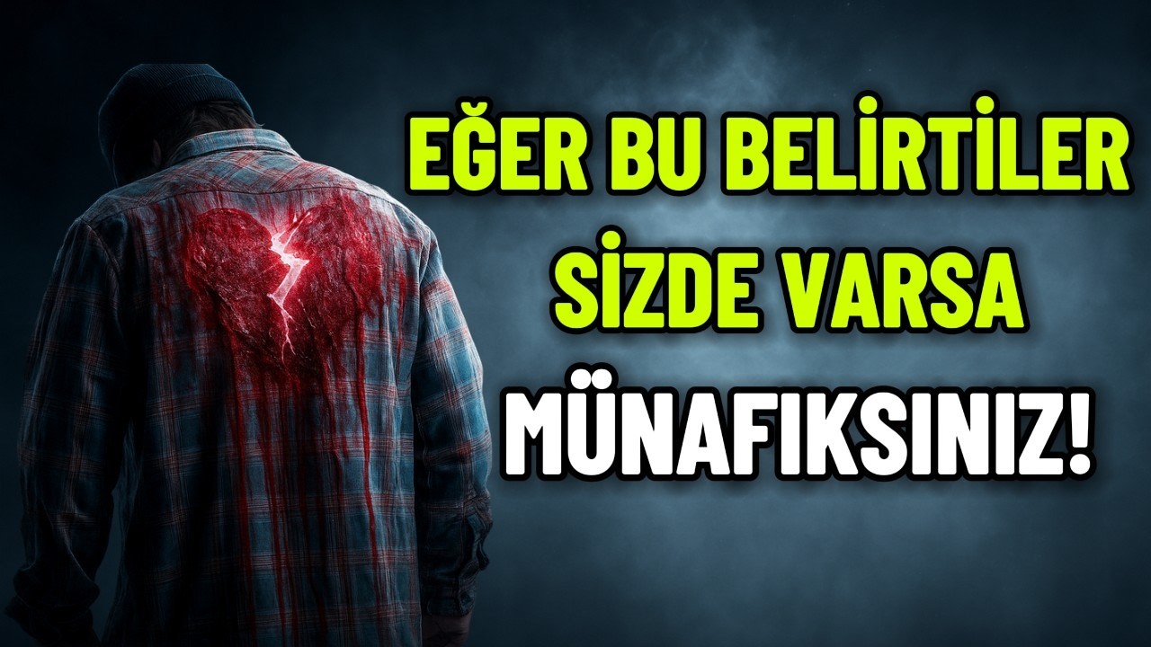 EĞER BU BELİRTİLER SİZDE VARSA, MÜNAFIKSINIZ (Mutlaka Dinlemelisin)