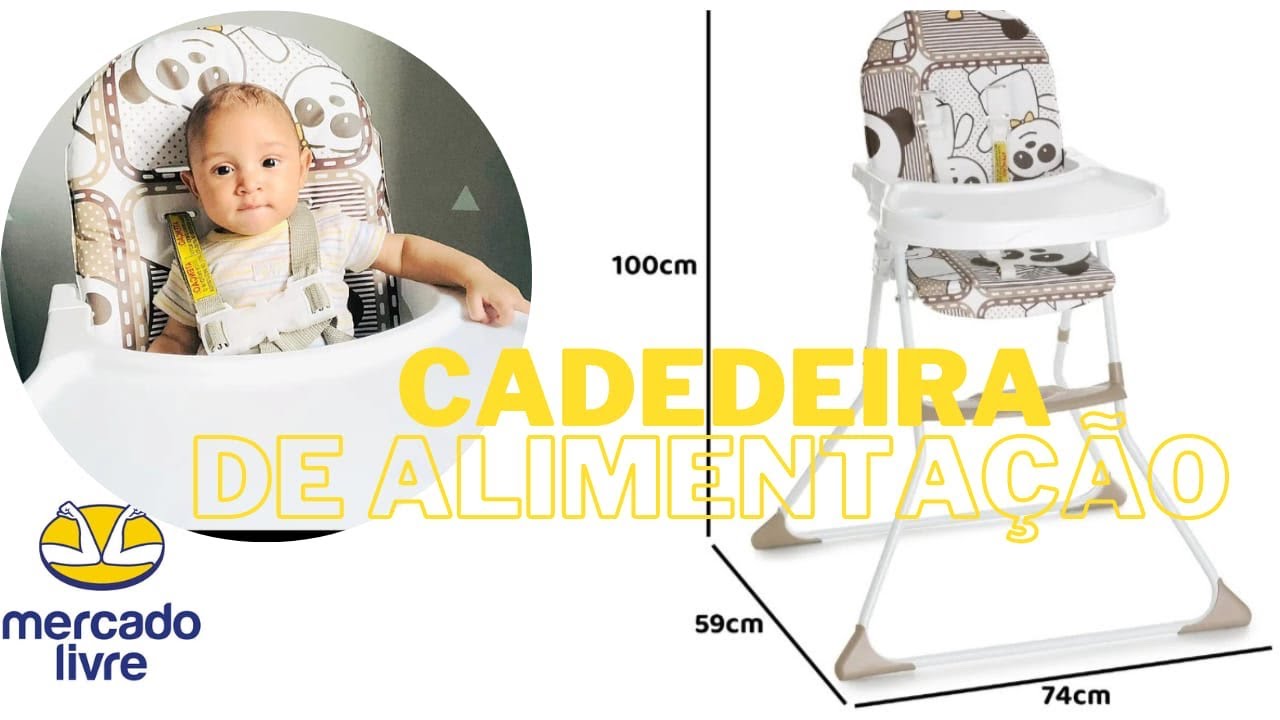 CADEIRA DE ALIMENTAÇÃO ALTA NICK GALZERANO chegou 🤩