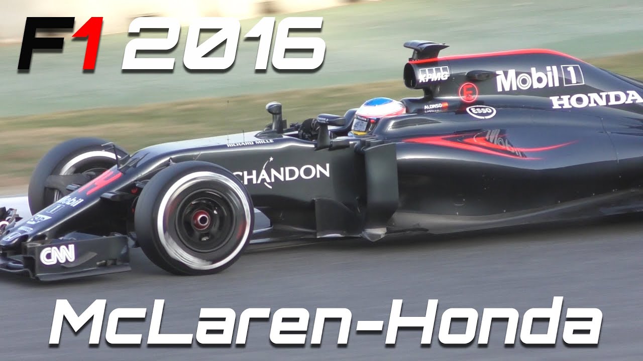 F1 2016 Sound - Mclaren Honda Best of F1 Testing (Alonso vs Button)