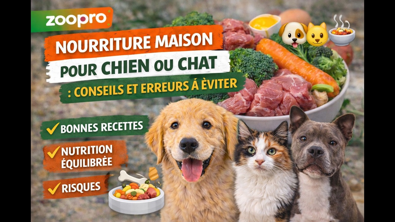 Nourriture maison : cette erreur peut rendre ton animal malade ⚠️