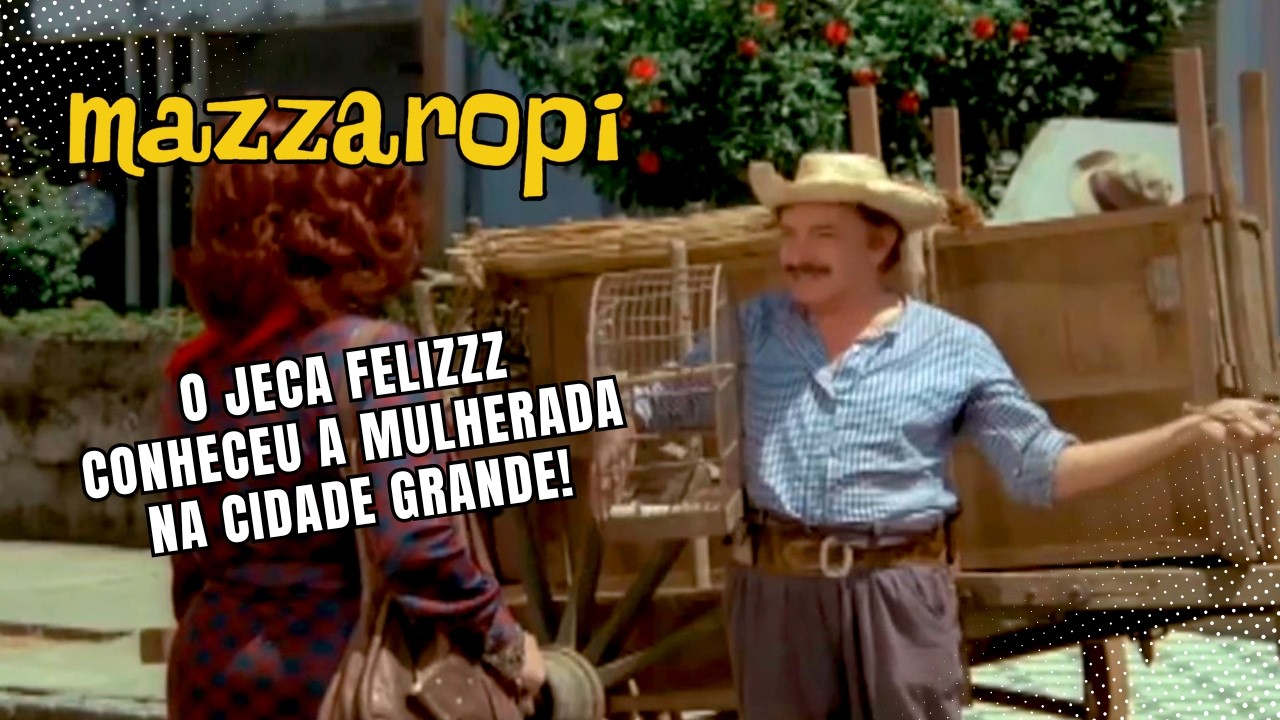 Cenas Mazzaropi - Ele NÃO SABIA que existia Mulher assim 😍 - Cenas do filme Um caipira em Bariloche