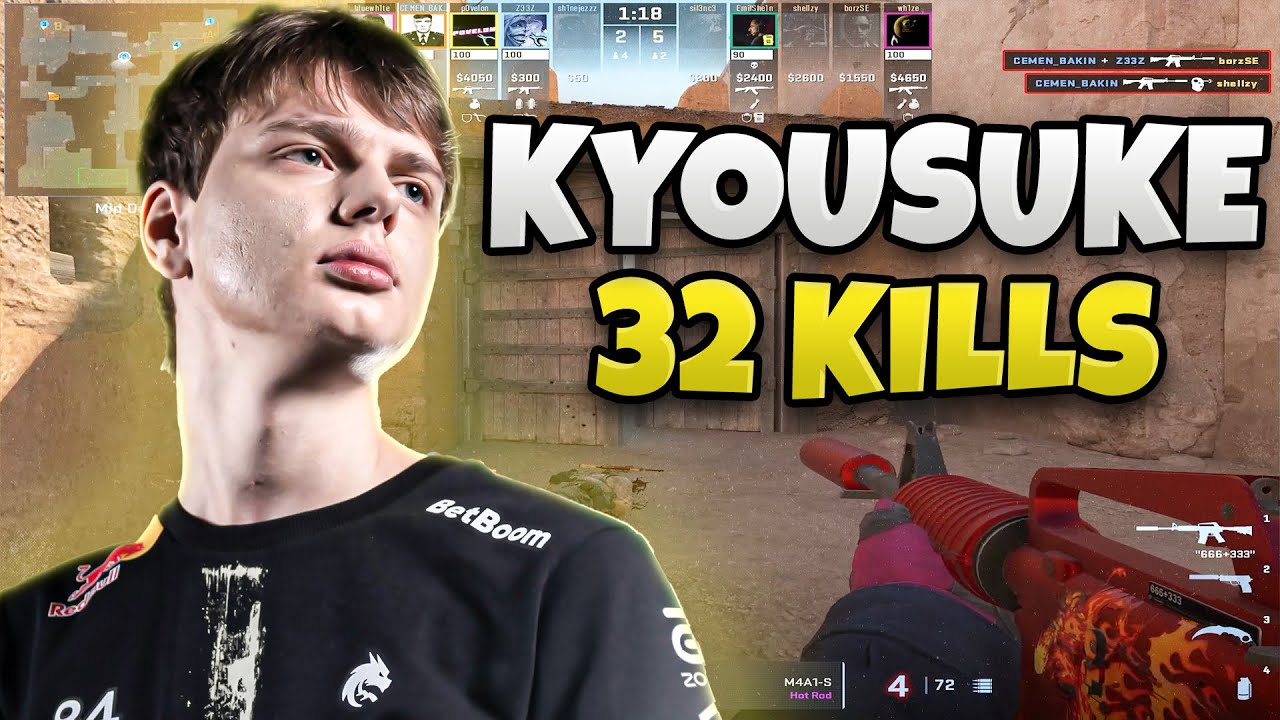 KYOUSUKE Plays FACEIT with friends - kyousuke POV with Voice Comms (Dust2)