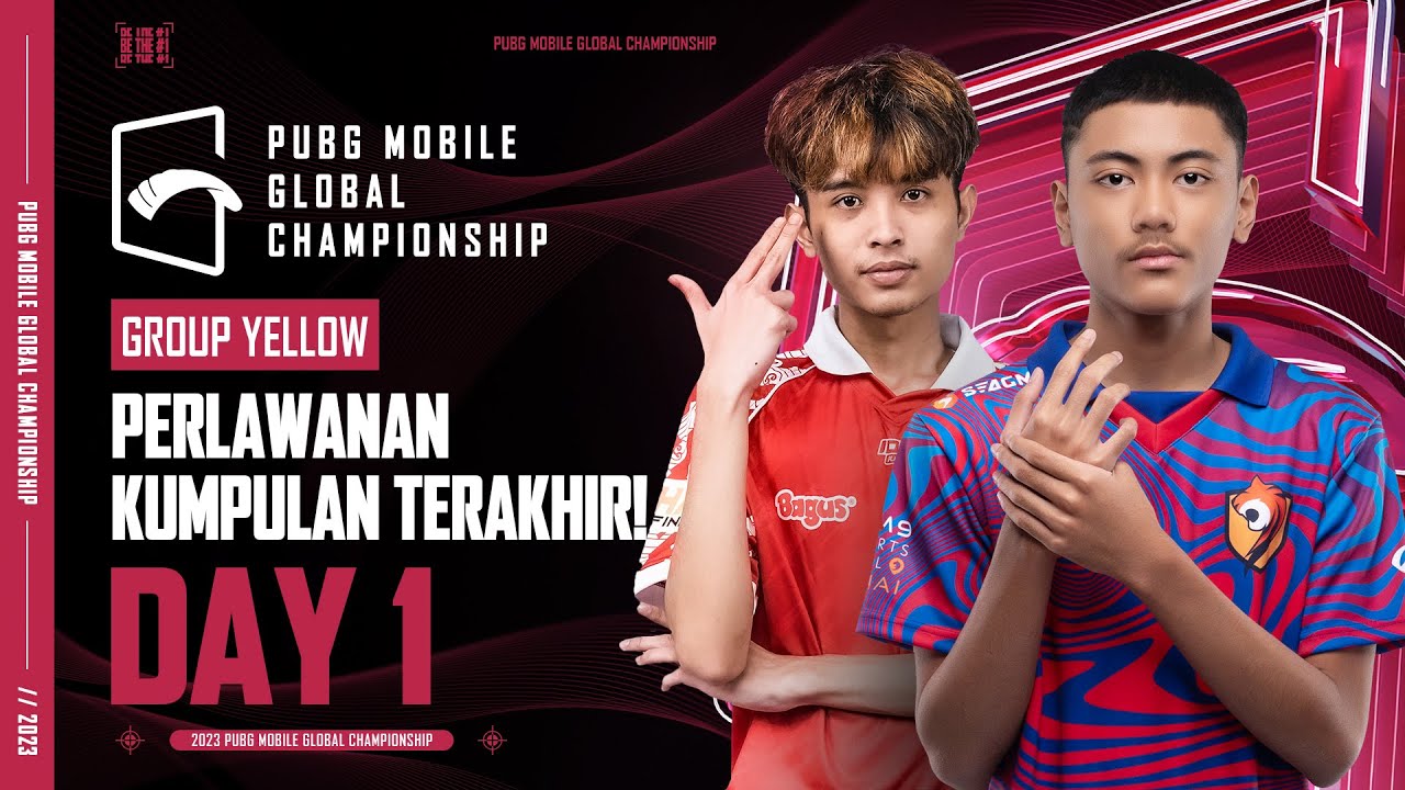 [BM] 2023 PMGC League | Kumpulan Kuning Hari 1 | PUBG MOBILE Global Championship