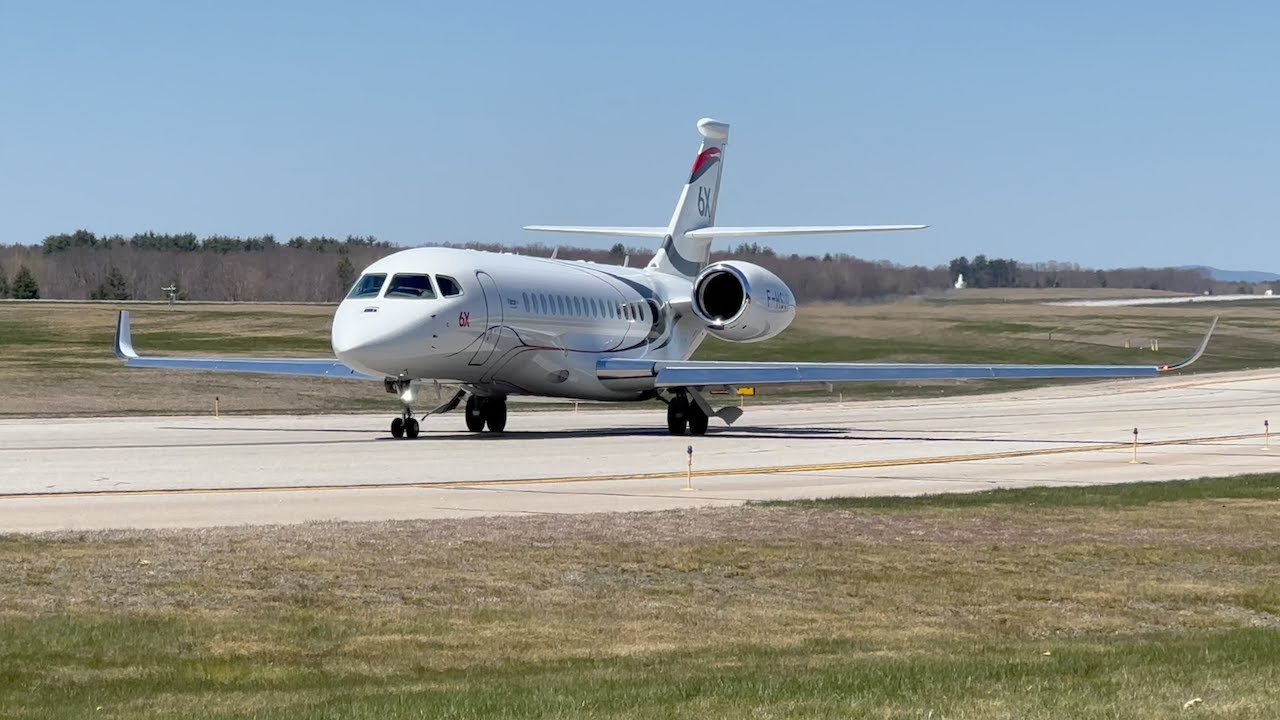 New Dassault Falcon 6X Unreal Steep Climb Out | Pease ANGB (PSM)