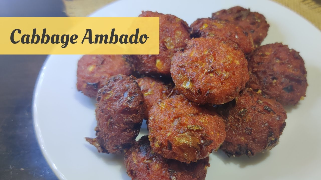 Cabbage Ambado | GSB Style Cabbage Fritters